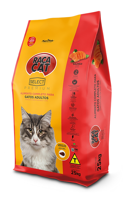 Ração Seca Raça Cat Salmão - 10,1kg