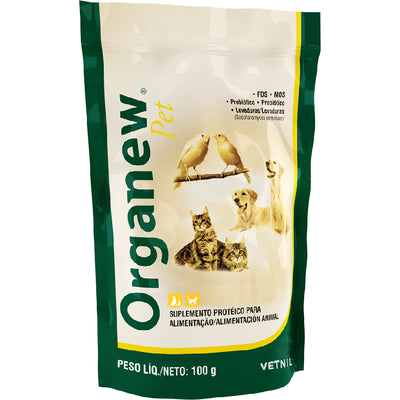 Suplemento Vitamínico Organew Pet Forte Probiótico + Prebiótico