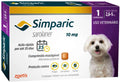 Antipulgas Zoetis Simparic 10 mg para Cães 2,6 a 5 Kg